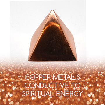 100% Solid Copper Pyramid ~1.25in Giza shaped for Meditation , Body Healing , Reiki Balancing Chakras , Crystal Recharging , Focused Energy